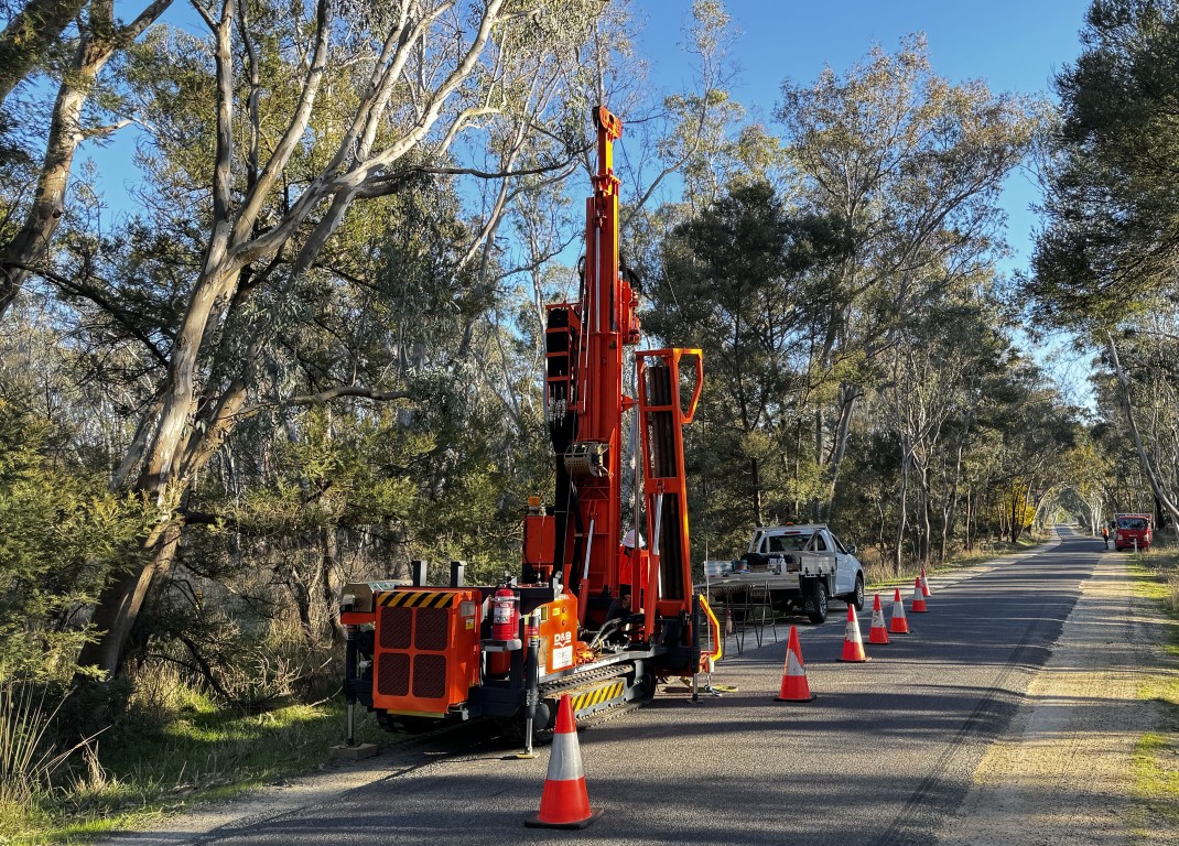 Tracked Rig Roadside