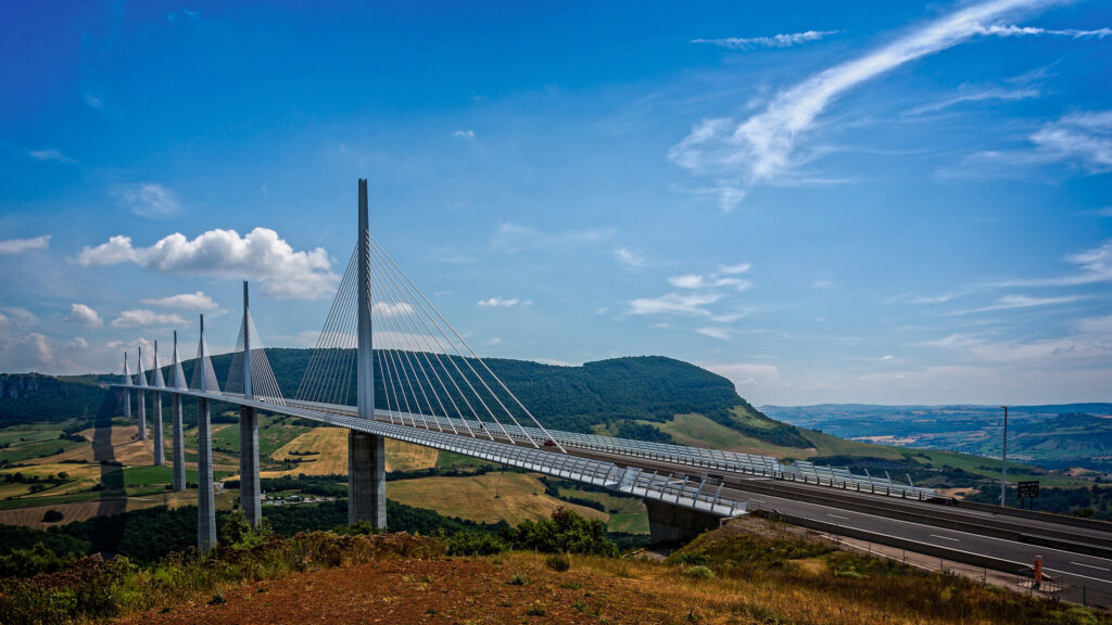 The Millau Suspension Bridge