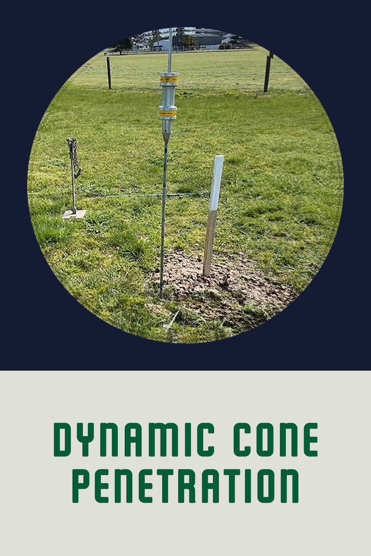  A Probe Geotechnical Services engineer uses a sophisticated Dynamic Cone Penetration Test (DCP) instrument to assess soil strength, layer thickness, and composition, ensuring informed engineering decisions for construction projects.